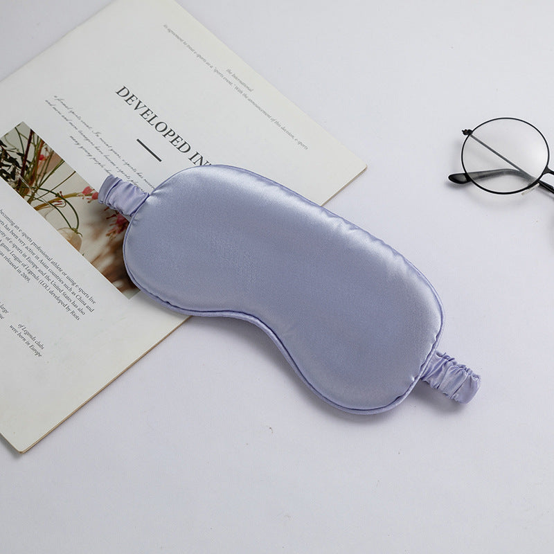 Unisex nan luxurious satin sleep mask with adjustable elastic band and soft padding LoungeYard — product view 4