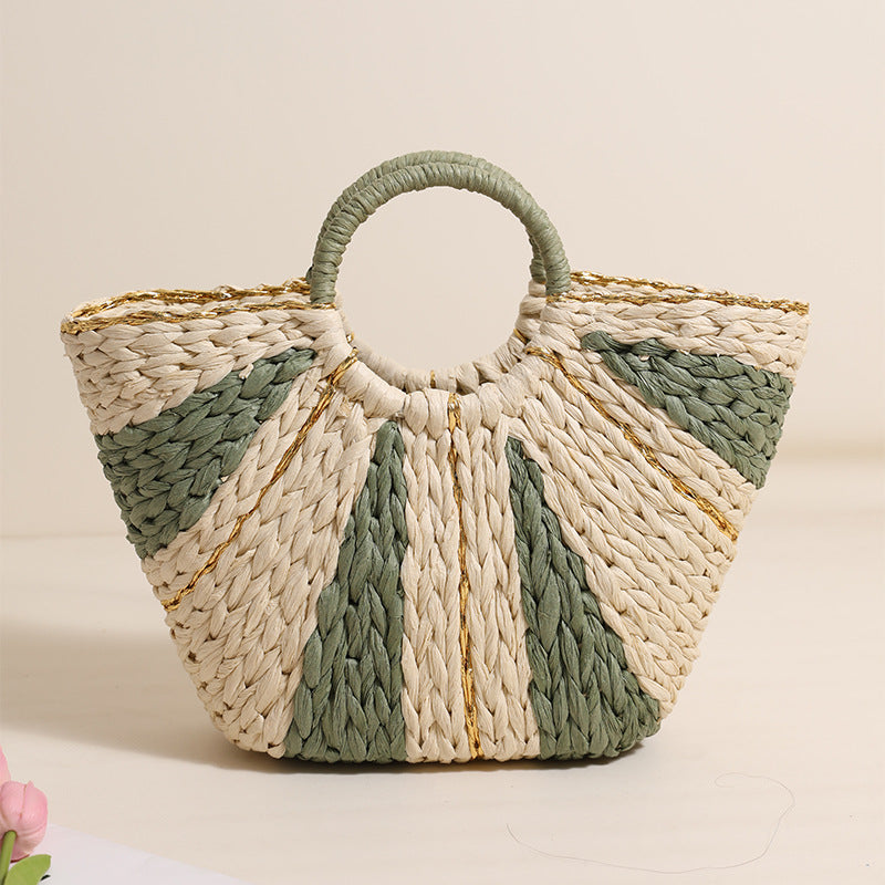 Handcrafted basket bag with innovative design LoungeYard — product view 6