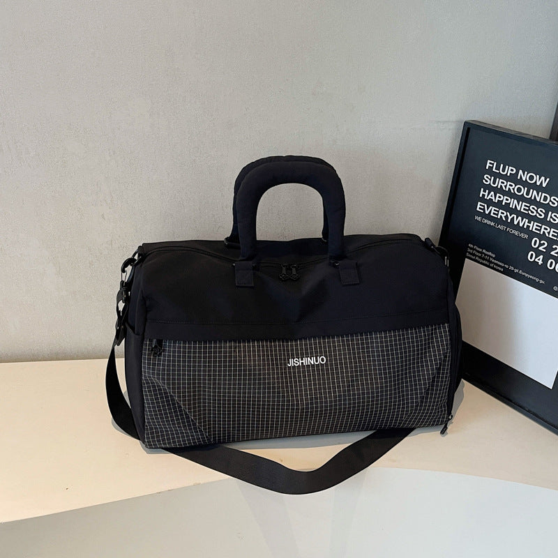 Sporty Leisure Duffel Bag with Ergonomic Handles and Multiple Compartments LoungeYard — product view 7