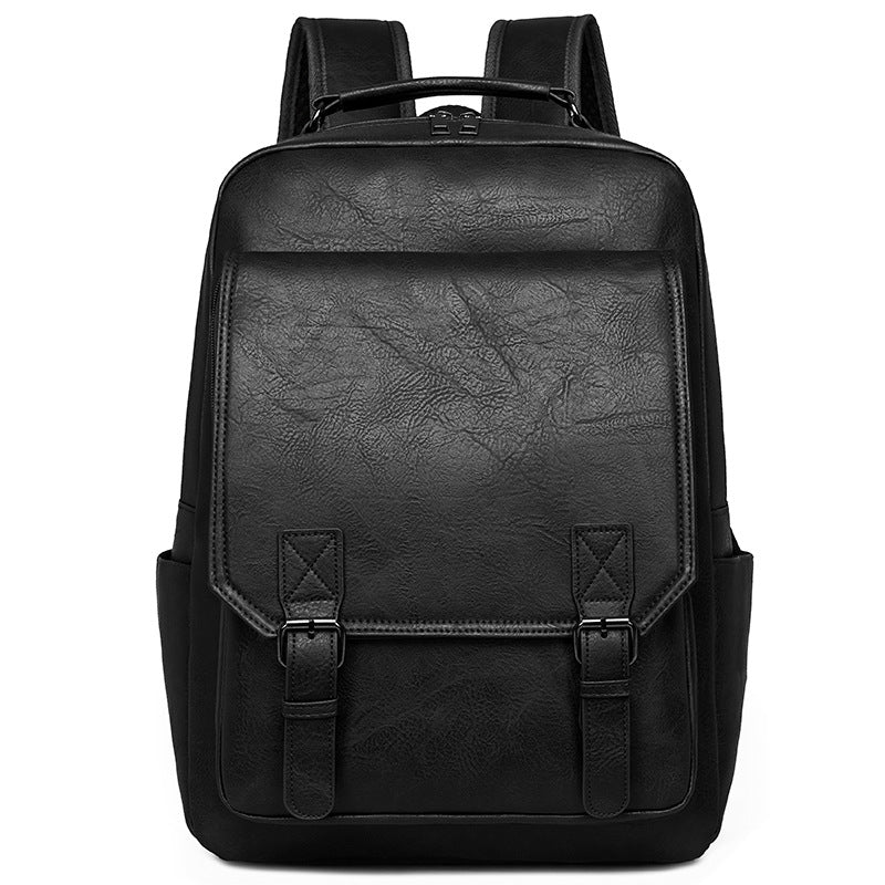 Stylish Leather Backpack LoungeYard — product view 6