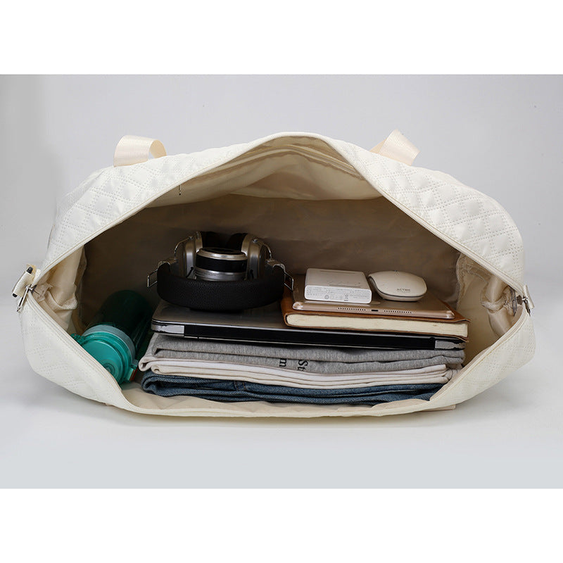 Premium Quilted Weekend Duffel Bag — product view 4