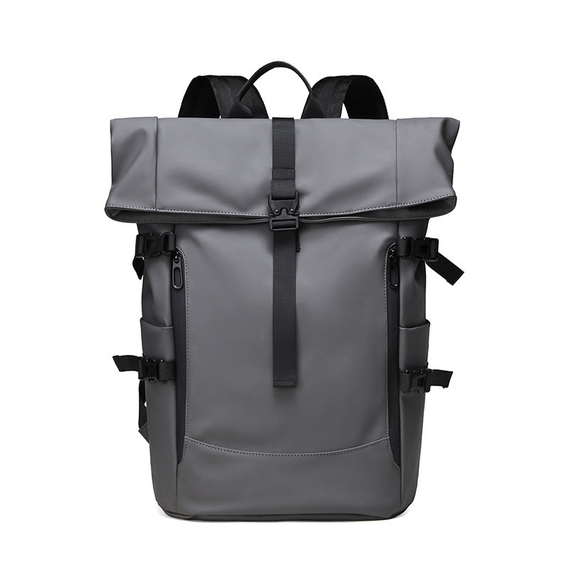 Roll-Top Waterproof Backpack LoungeYard — product view 2