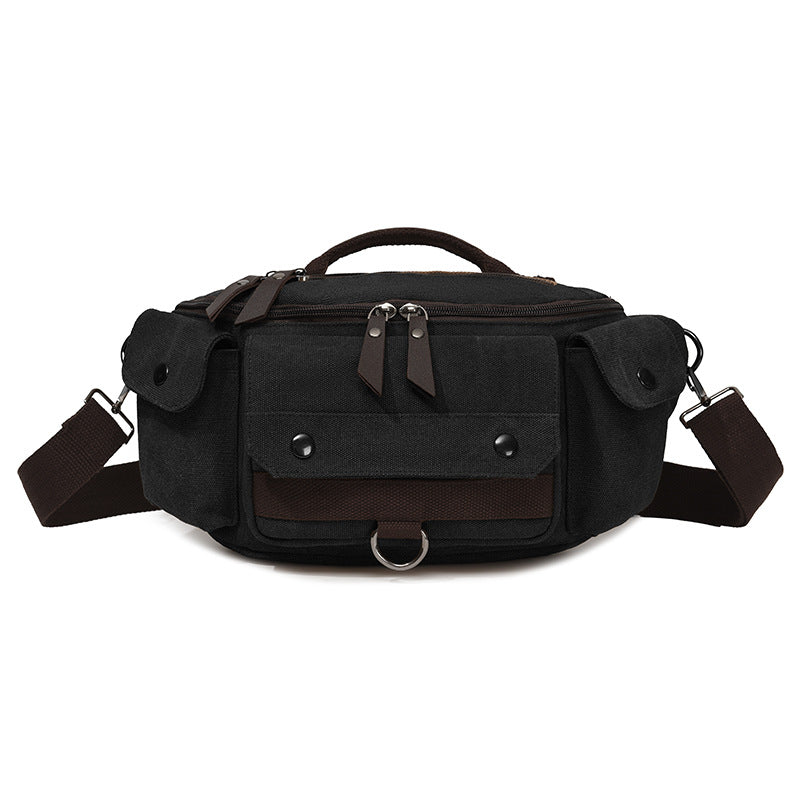 Durable Canvas Utility Crossbody Bag LoungeYard — product view 5