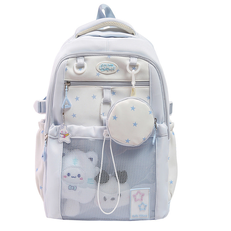 Functional Star-Embellished Backpack LoungeYard — product view 5