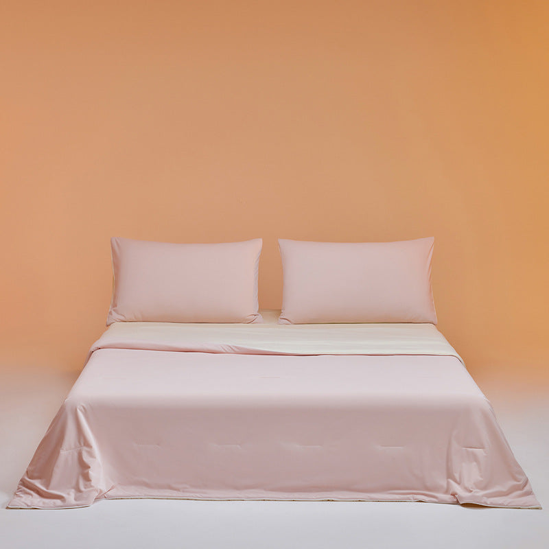 Ladies premium Satin bedding set with elegant structure LoungeYard — product view 2