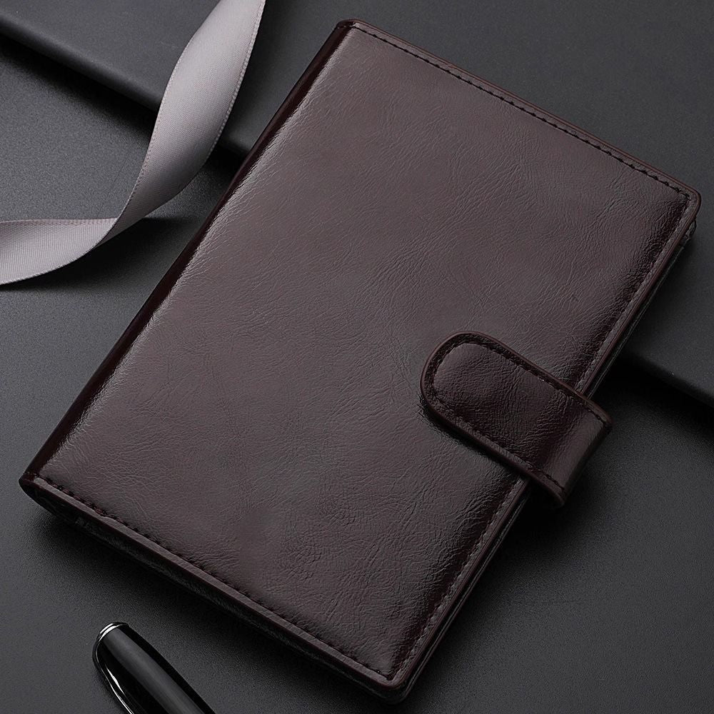 RFID Blocking Bifold Leather Wallet with Snap Card Organizer LoungeYard — product view 7