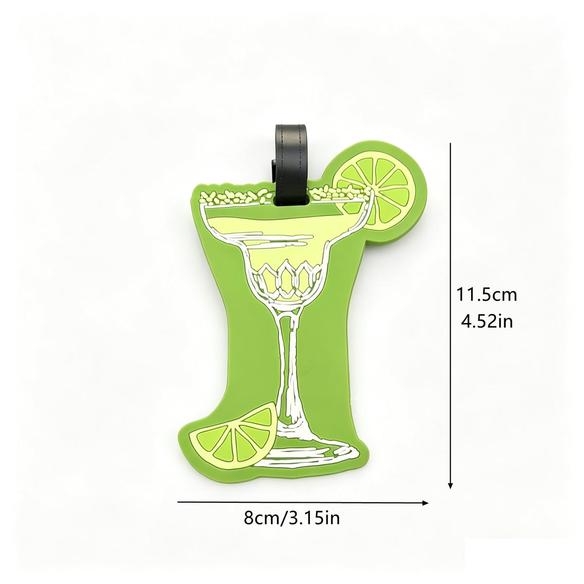 Martini-Themed Luggage Tag LoungeYard — product view 5