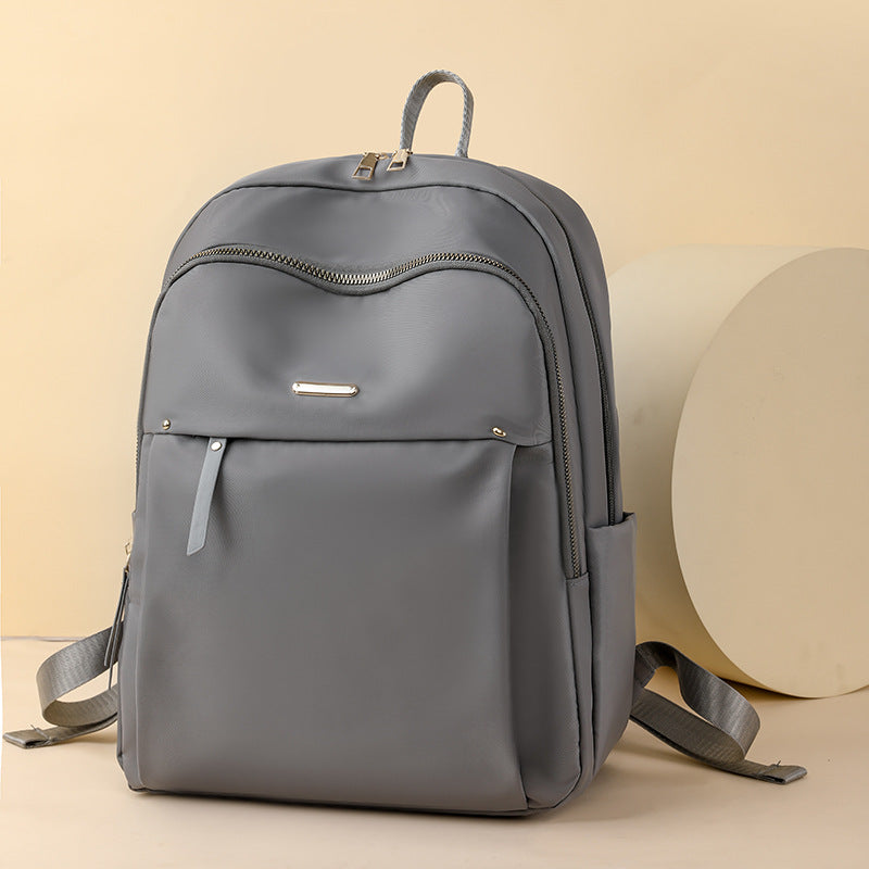 Elegant laptop backpack with multifunctional compartments LoungeYard — product view 2
