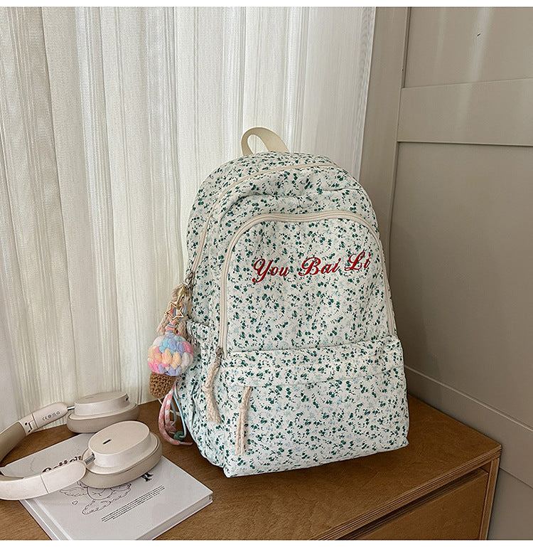 Floral Patterned Backpack — product view 2