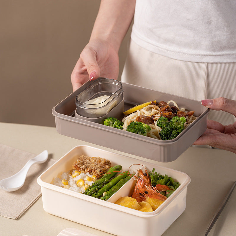 Multi-Sectional Food Storage Container with Secure Lid — product view 4