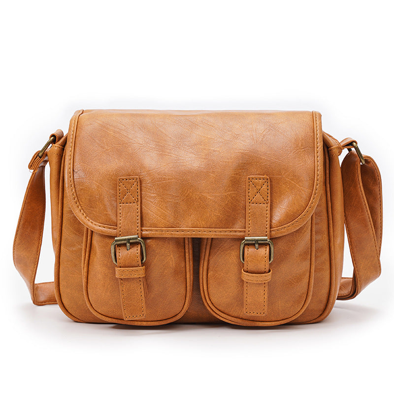 Stylish shoulder bag with practical outer pockets LoungeYard — product view 7