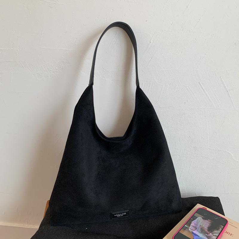 Suede Oversized Hobo Bag LoungeYard — product view 7
