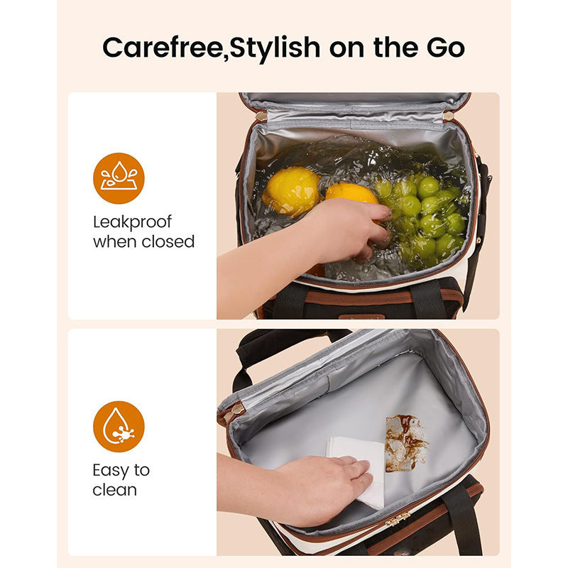 Insulated Multi-Compartment Cooler Backpack LoungeYard — product view 3