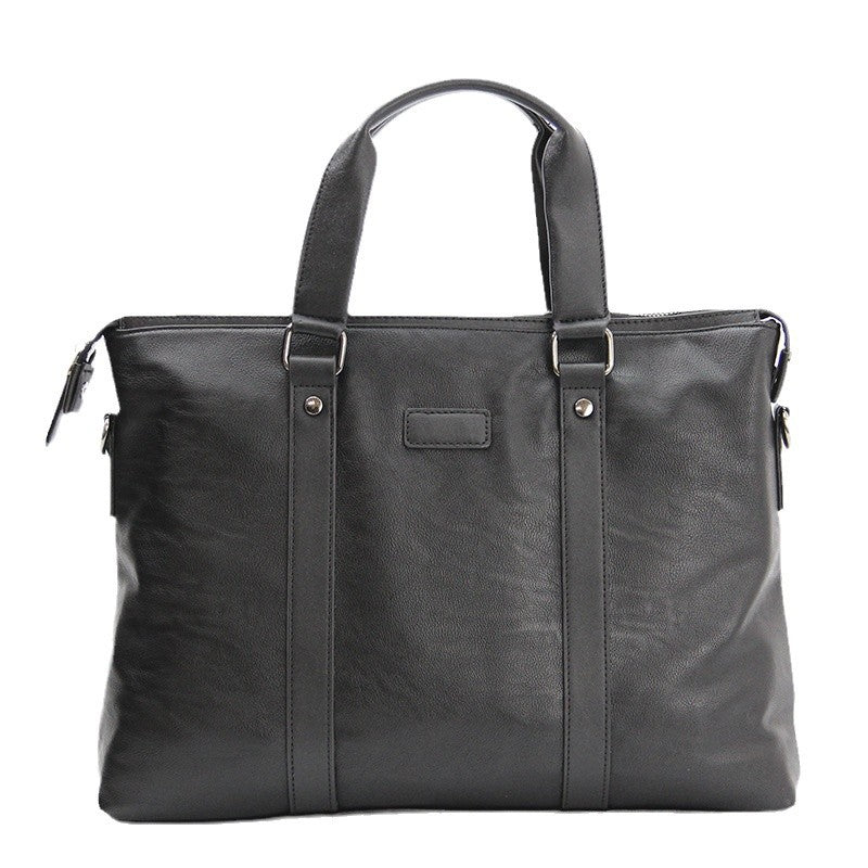Elegant Tote Bag Made of High-Quality Leather LoungeYard — product view 4