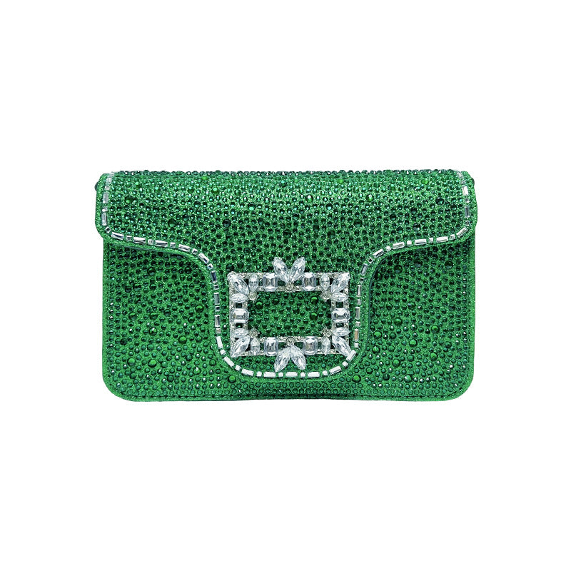 Sparkling Crystal-Embellished Evening Clutch — product view 5
