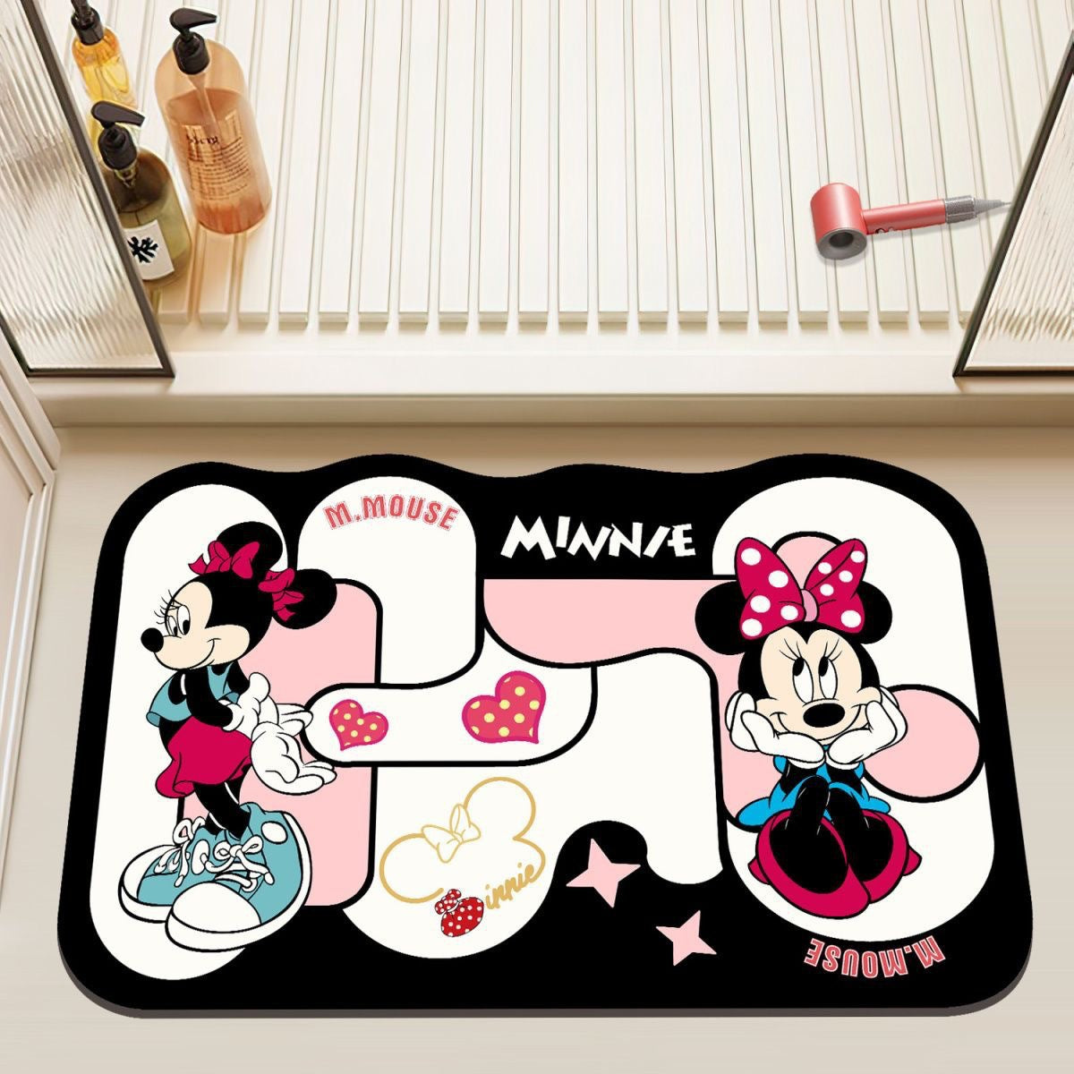 Mickey Mouse Themed Plush Bath Mat — product view 4