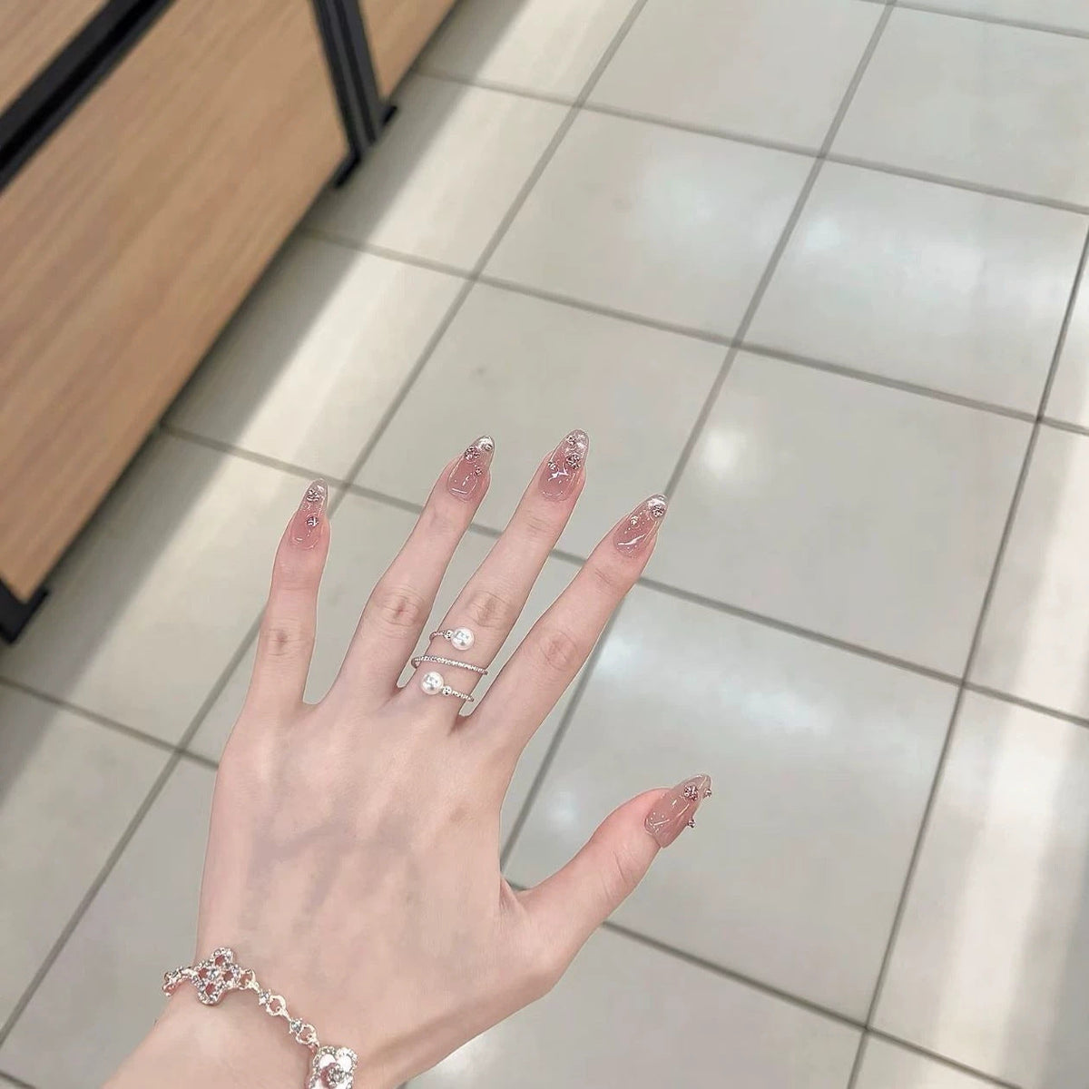 Floral Design Nail Art Extensions — product view 7