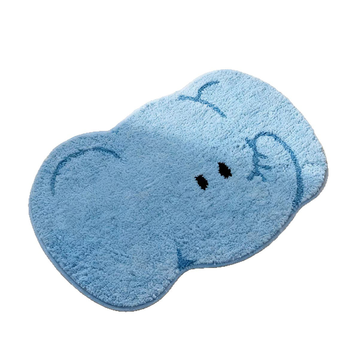 Cute Koala-Shaped Plush Bath Mat Bowlift — product view 5