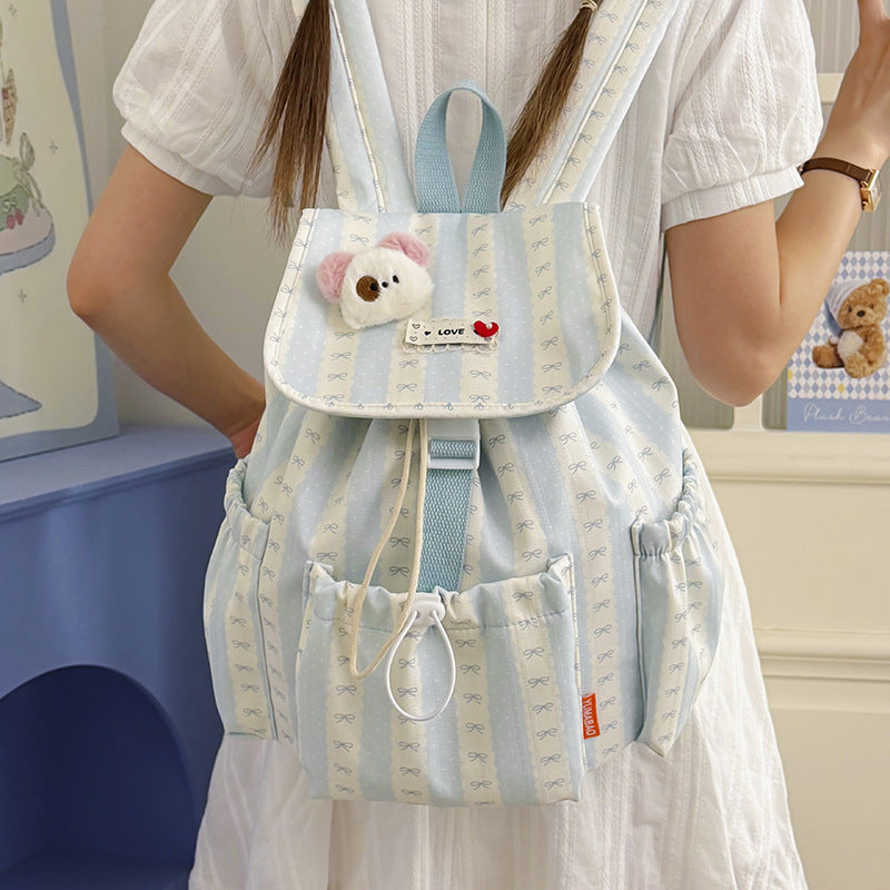 Fashionable Drawstring Closure Backpack LoungeYard — product view 1
