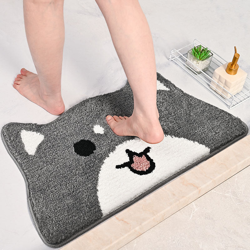 Whimsical Cat-Themed Bath Mat LoungeYard — product view 5