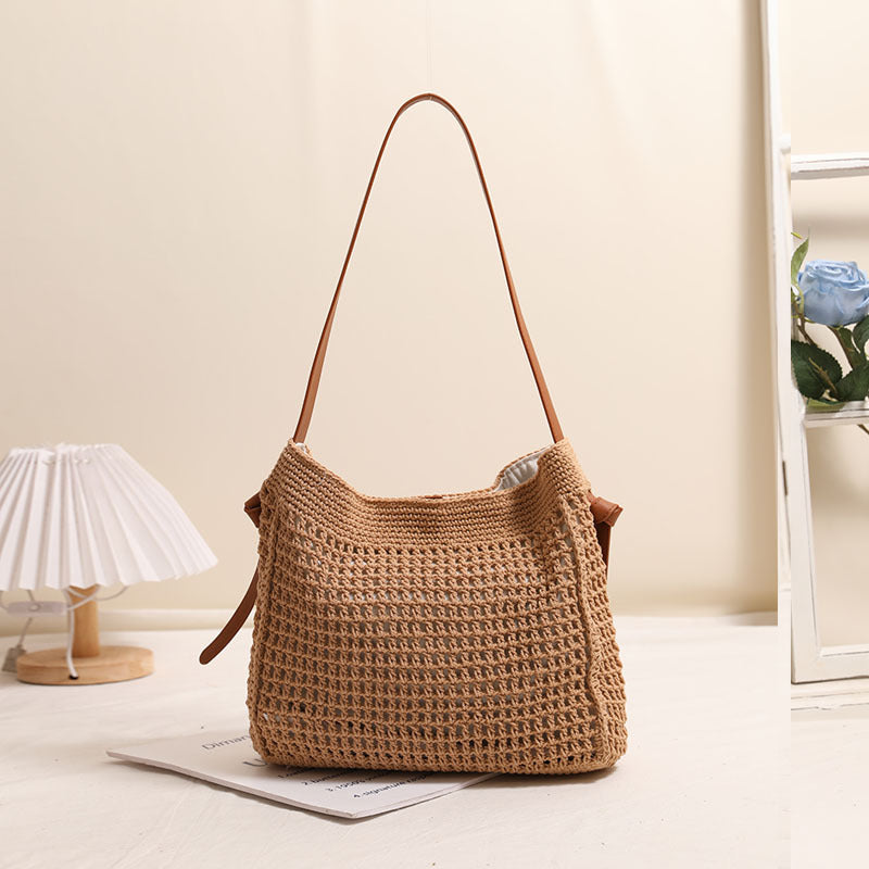 Handcrafted Cowhide Shoulder Bag LoungeYard — product view 1