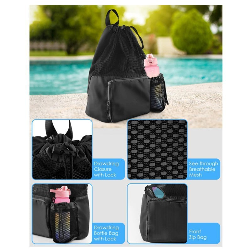 Sporty Mesh Snorkel Backpack LoungeYard — product view 4