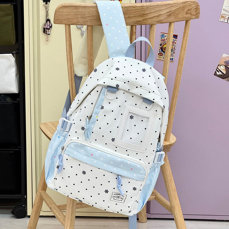 Playful Polka Dot Design Backpack — product view 3