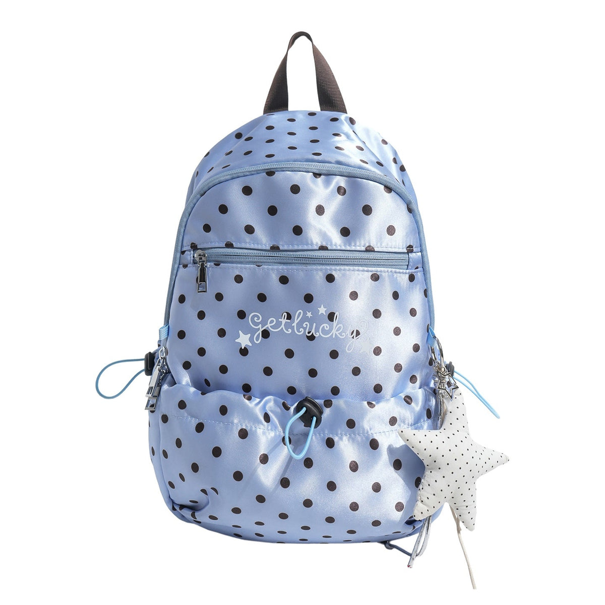 Lightweight Polka Dot Patterned Backpack LoungeYard — product view 5