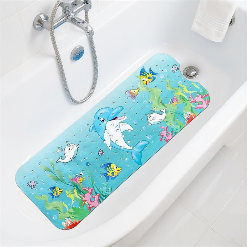 Nautical Themed Non-Slip Bath Mat Bowlift — product view 5