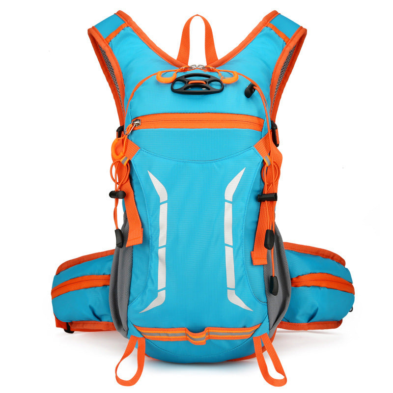 Unisex nan lighter Trailrunning hydration backpack with hip belt pockets, hydration bladder compartment, and breathable back padding LoungeYard — product view 4