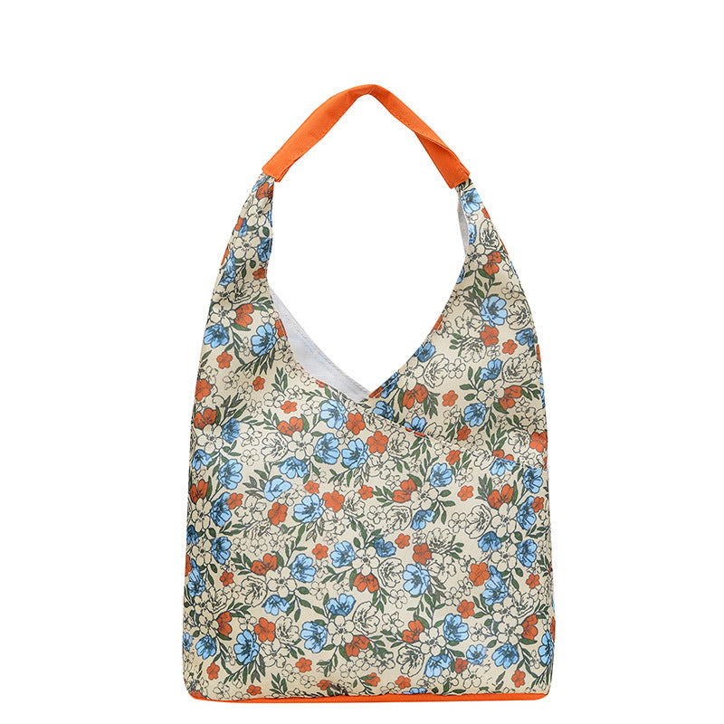 Floral Patterned Shopping Tote — product view 2