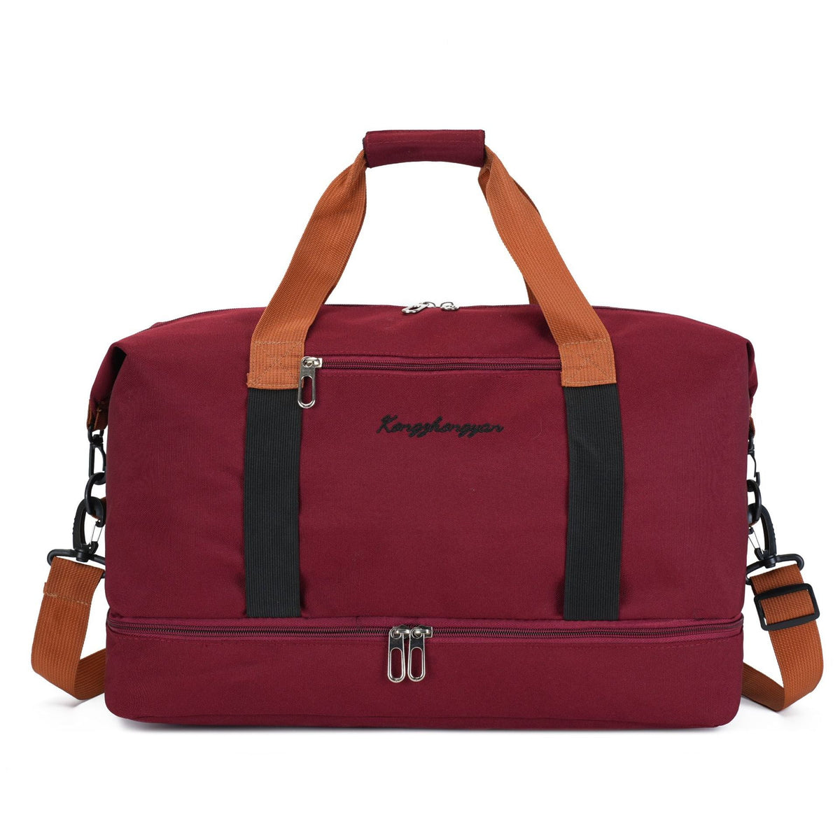 Versatile Multi-Compartment Travel Duffel Bag — product view 1