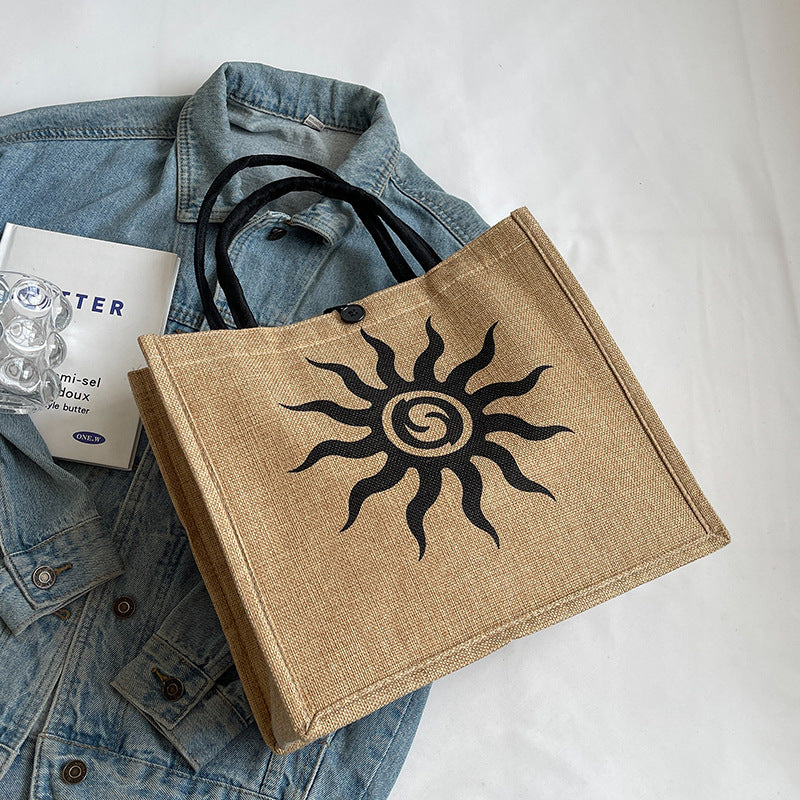 Eco-Friendly Jute Shopping Tote Bag — product view 7