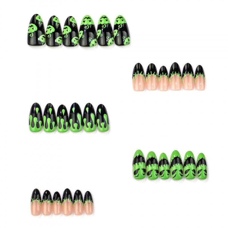 Halloween-Themed Fang and Drip Press-On Nails — product view 3