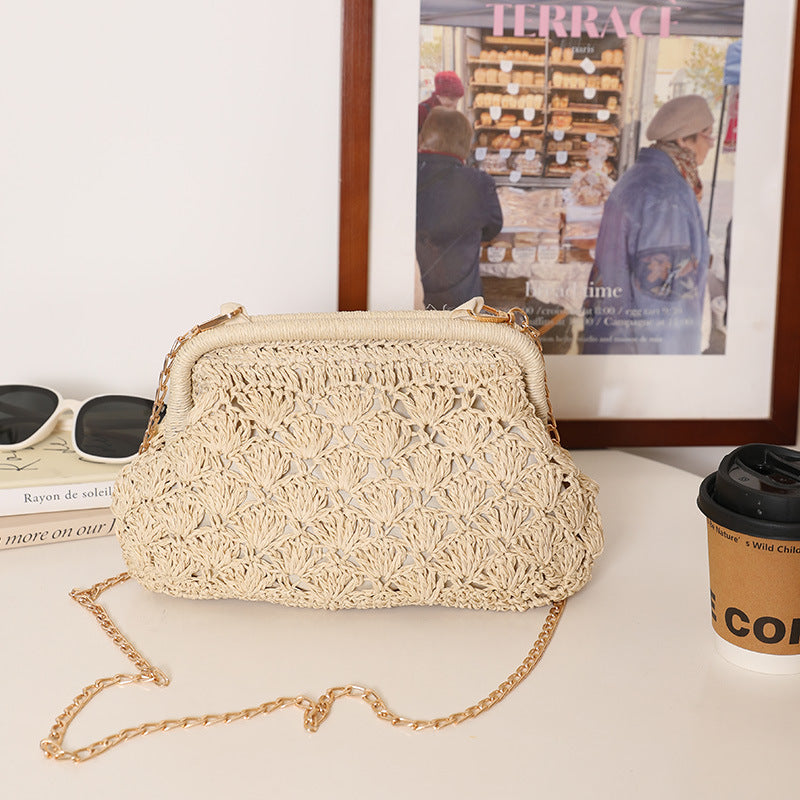 Handcrafted Macrame Shoulder Bag LoungeYard — product view 7