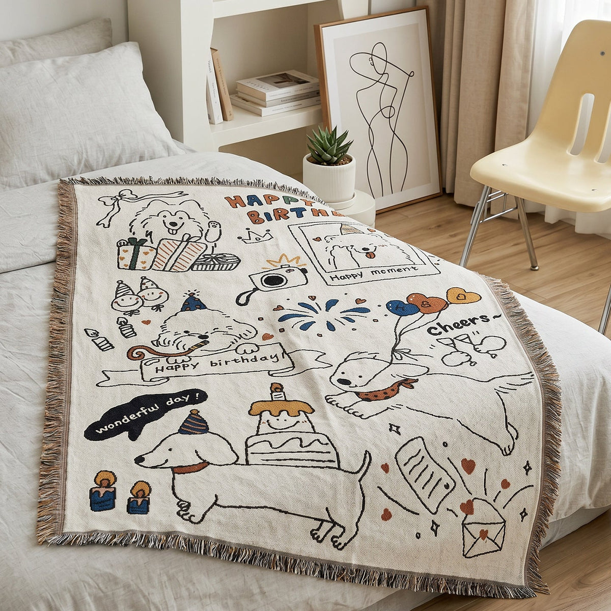 Decorative Throw Blanket — product view 3