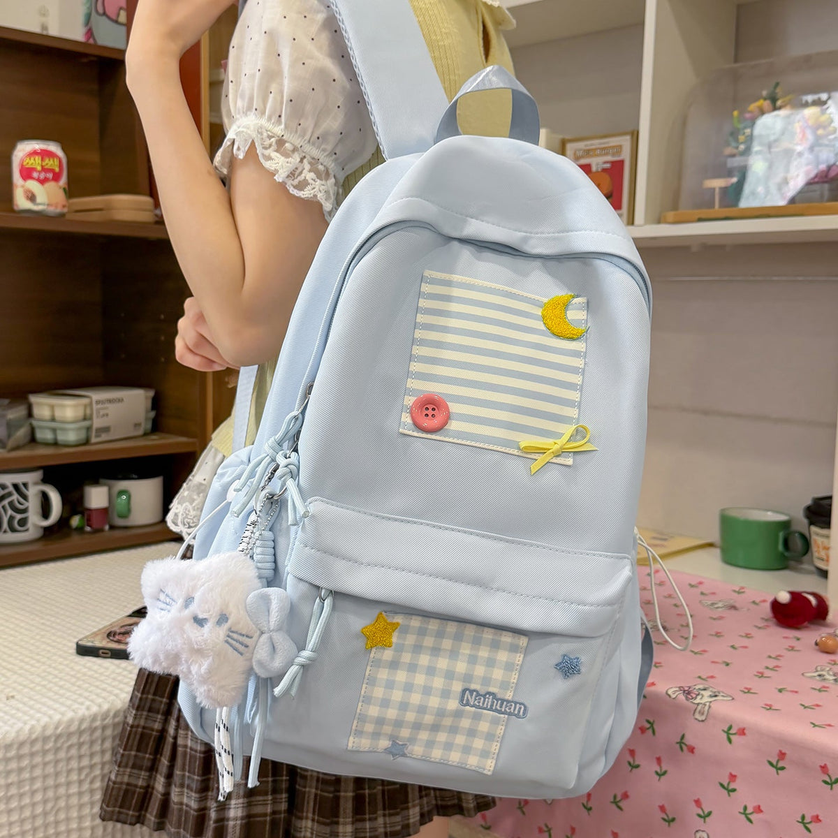 Cute Decorative School Backpack LoungeYard — product view 1