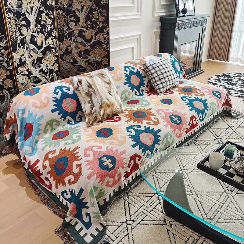 Artistic Graphic Sofa Throw Blanket — product view 1