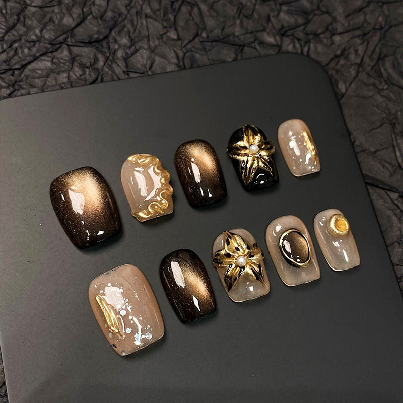 Luxurious Decorative Press-On Nail Tips — product view 1