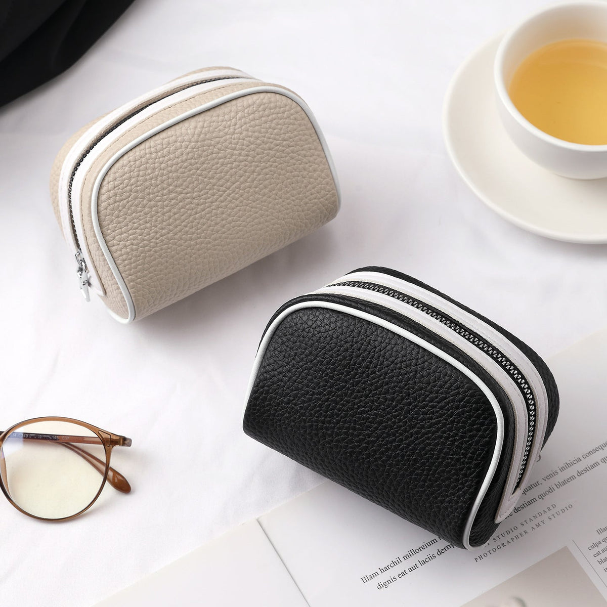 Compact Zippered Cosmetic Organizer — product view 7