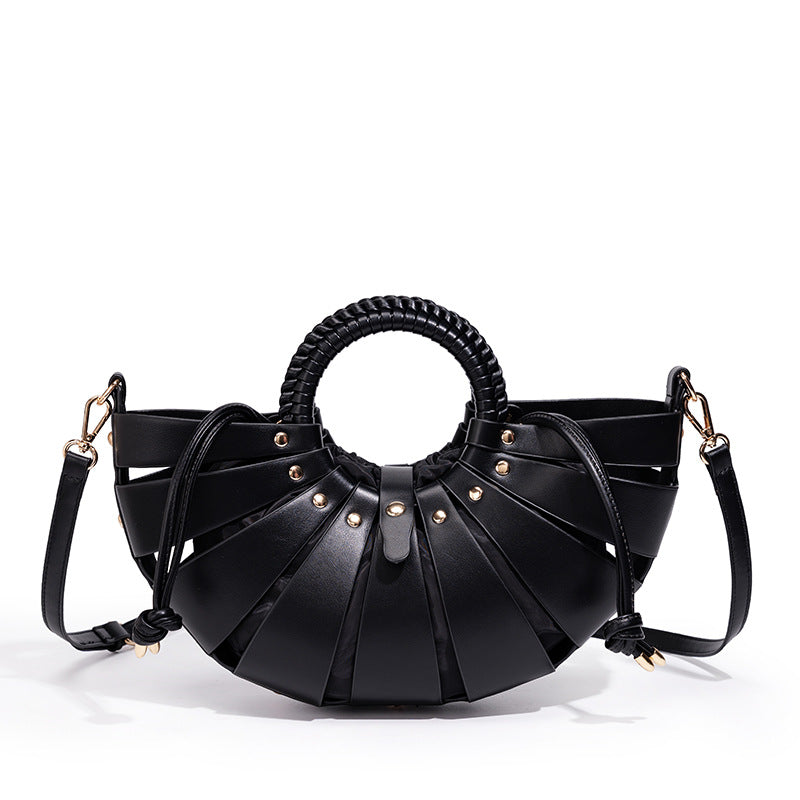 Elegant Fan-Shaped Handbag LoungeYard — product view 2