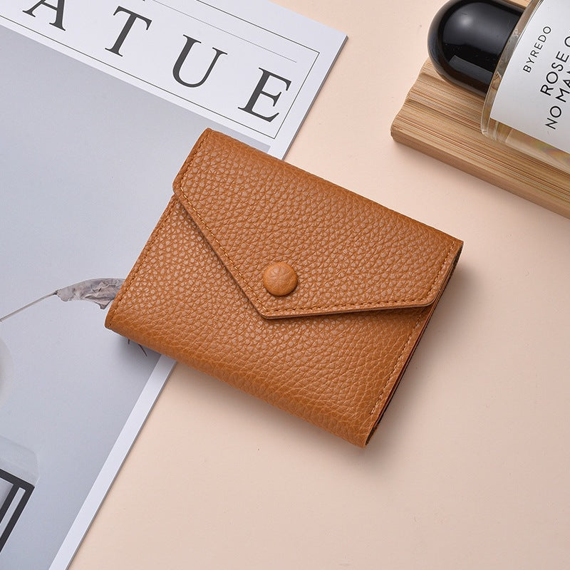 Premium Textured Leather Coin Wallet LoungeYard — product view 6
