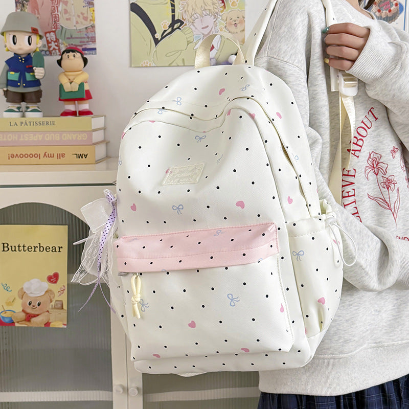 Cute Character-Printed Backpack LoungeYard — product view 1