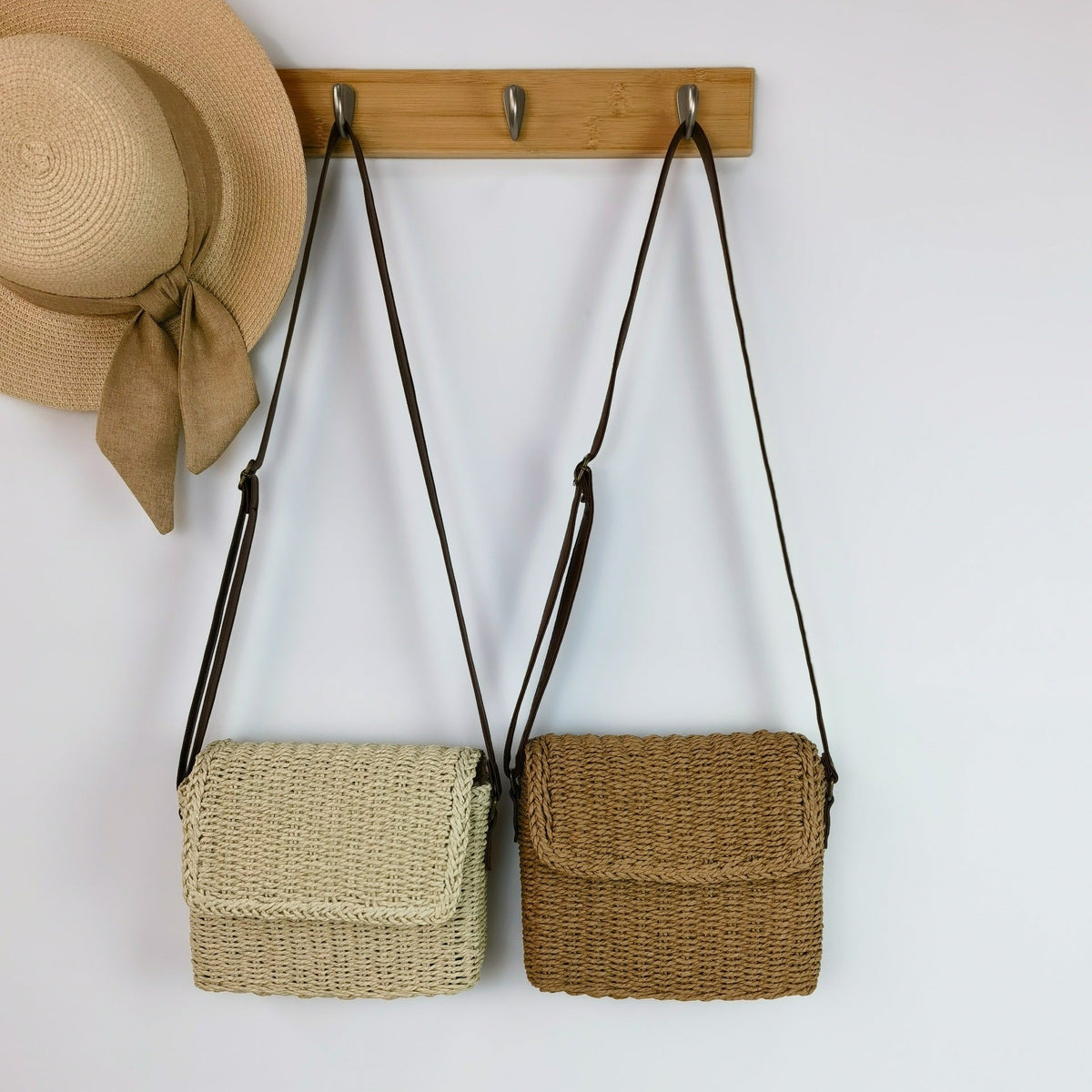 Stylish Rattan Shoulder Bag LoungeYard — product view 2