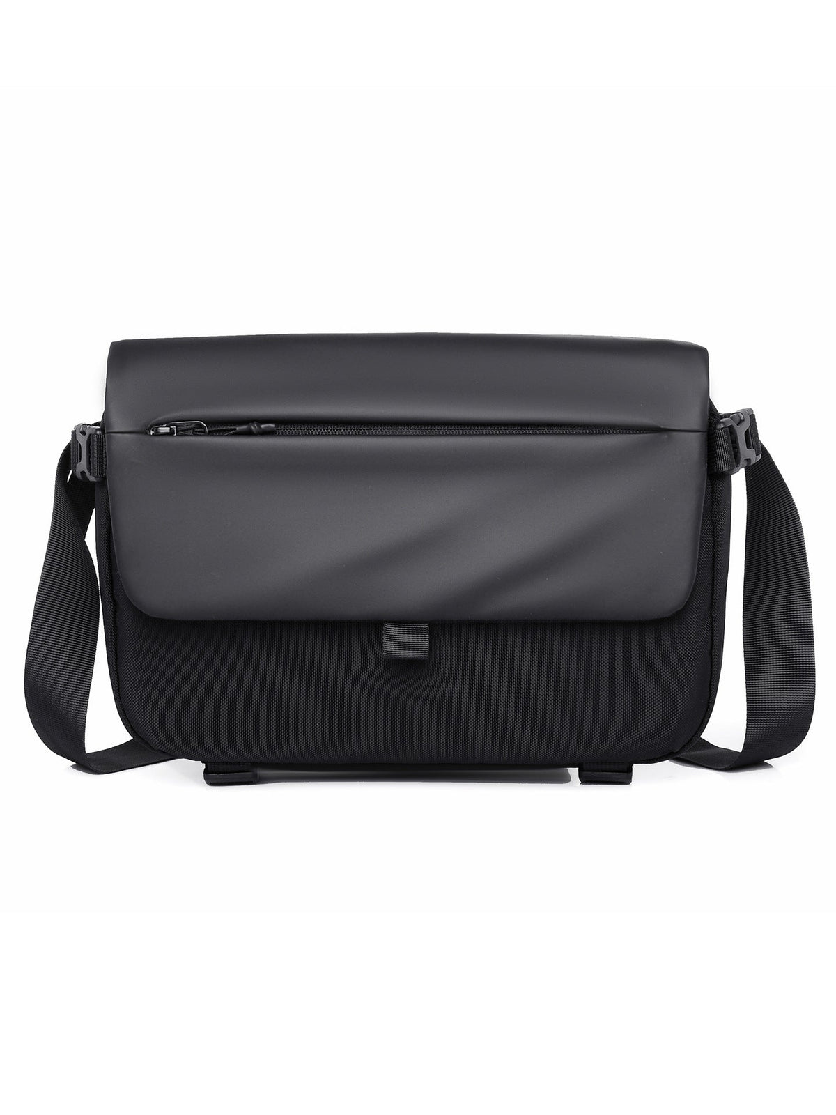 Messenger bag with versatile compartments and water-repellent material LoungeYard — product view 6