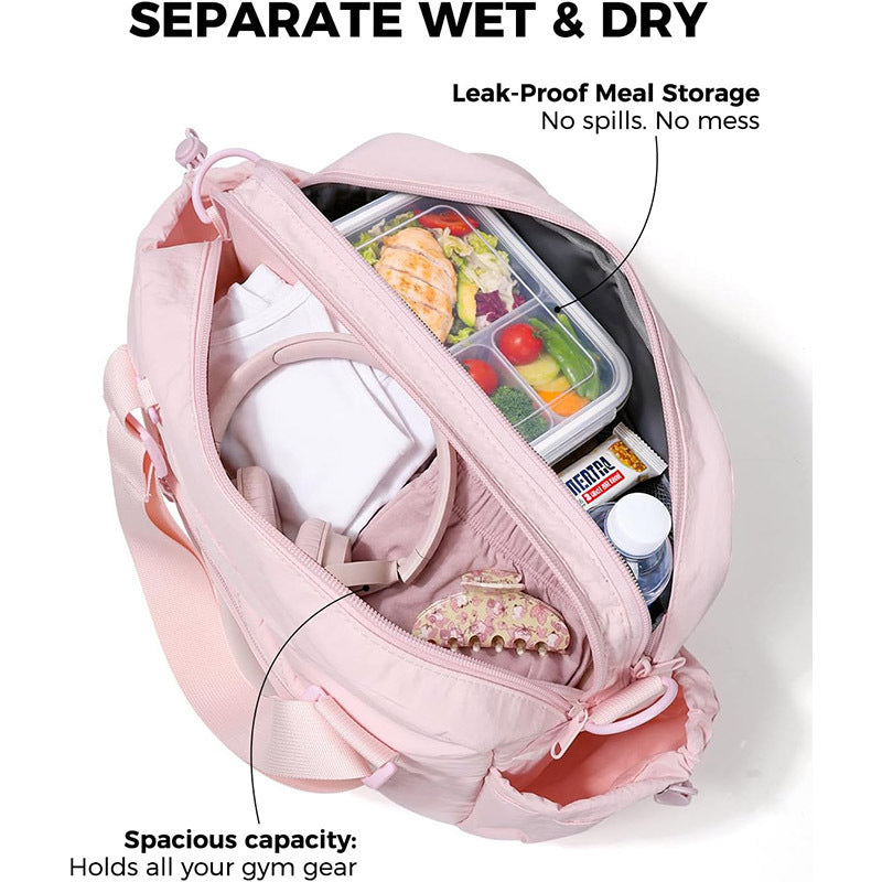 Multifunctional sports bag with yoga mat carrier LoungeYard — product view 3