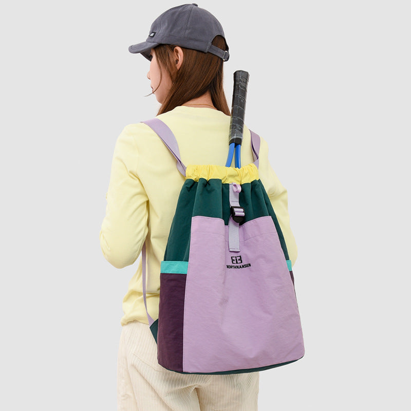 Colorful Drawstring Backpack LoungeYard — product view 3