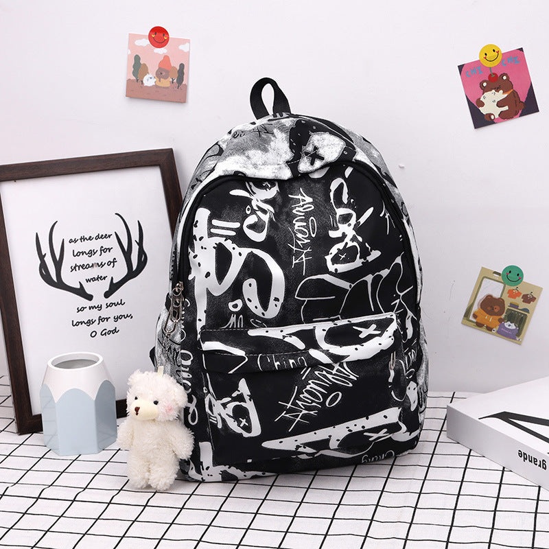 Urban Graphic Print Backpack LoungeYard — product view 7