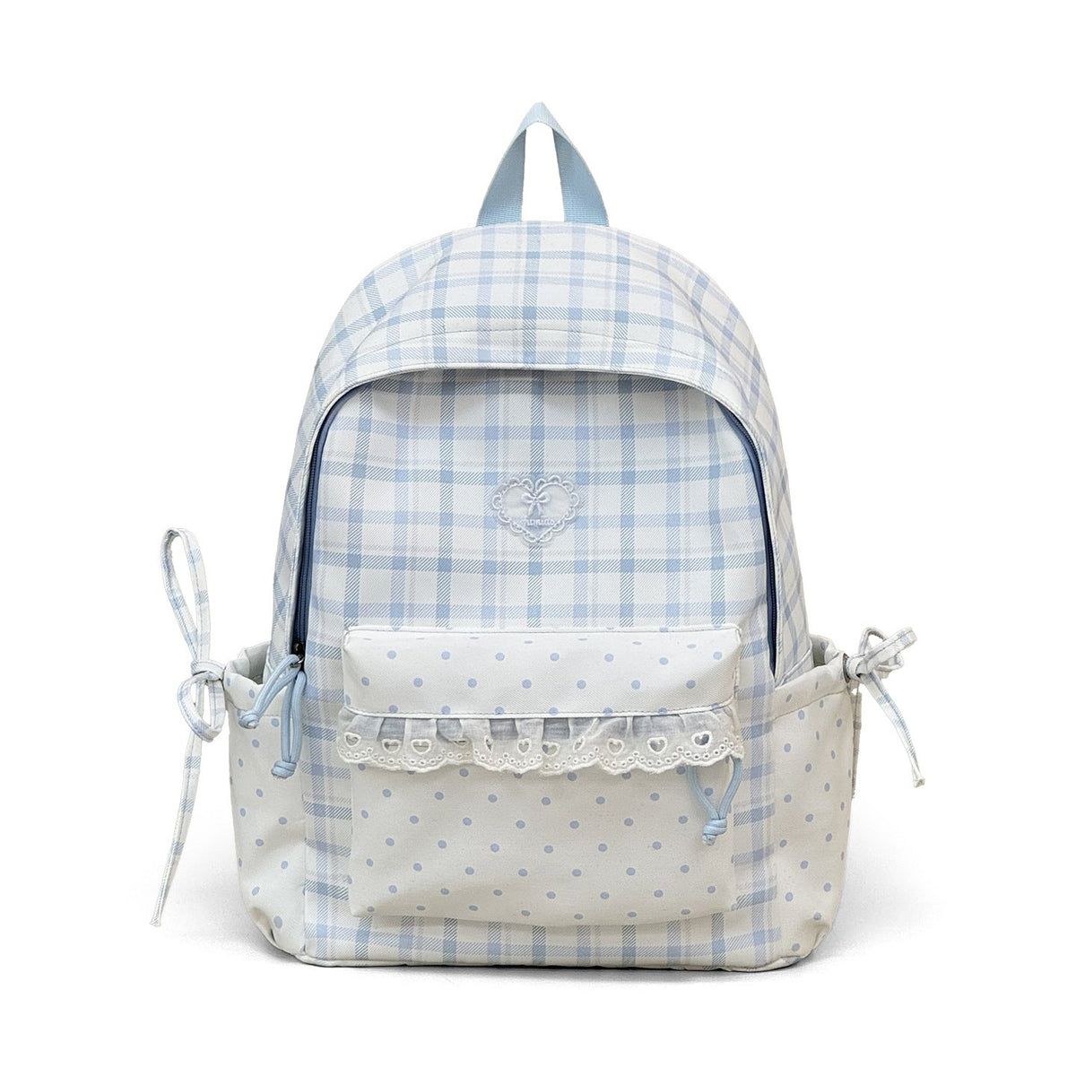 Decorative Plaid Backpack LoungeYard — product view 5