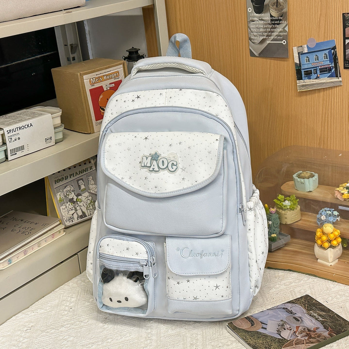 Decorative Plush Character Backpack LoungeYard — product view 7